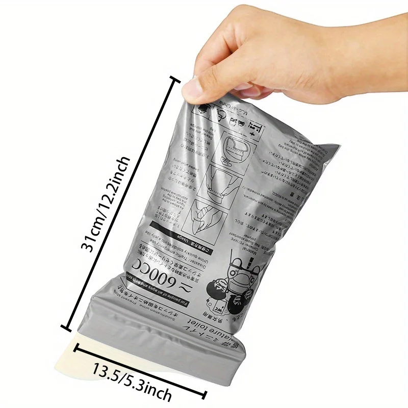 1-20PCS Disposable Emergency Urine Bags Portable Mini Mobile Toilet Collection Bag For Baby Vomiting Car Outdoor Camping