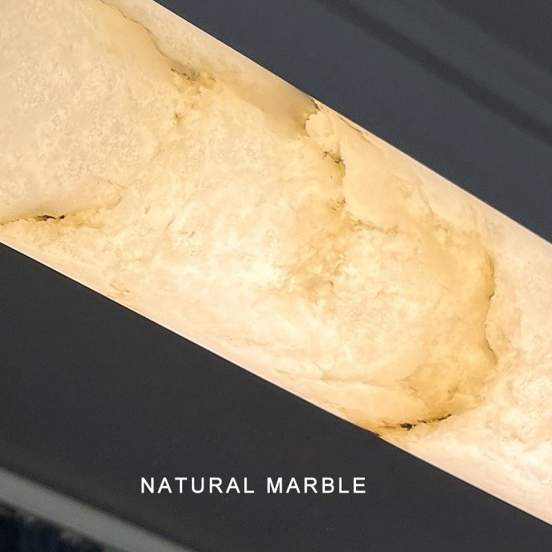 

Spanish Marble Chandelier Lights Led Long Dining Table Alabaster Lampshades Hanglamp Over Kitchen Island