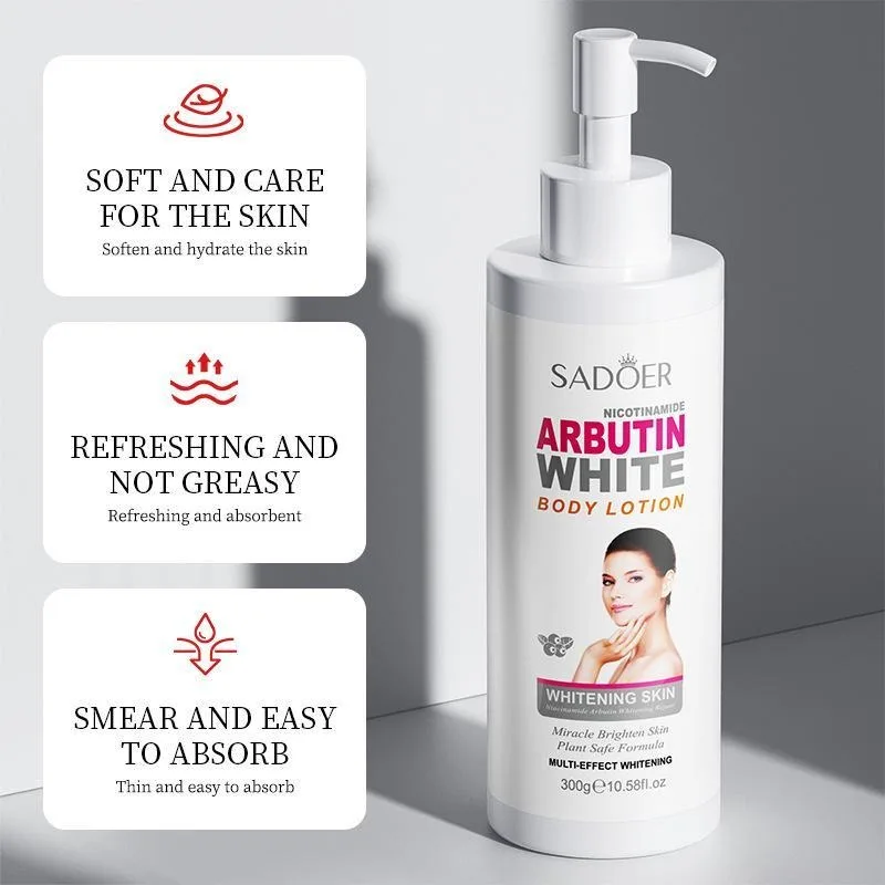 Brightening Body Lotion, Smoothing Moisturizer for Rough Skin, All-Body Hydrating Cream, Soft Skin Summer Essence Lotion