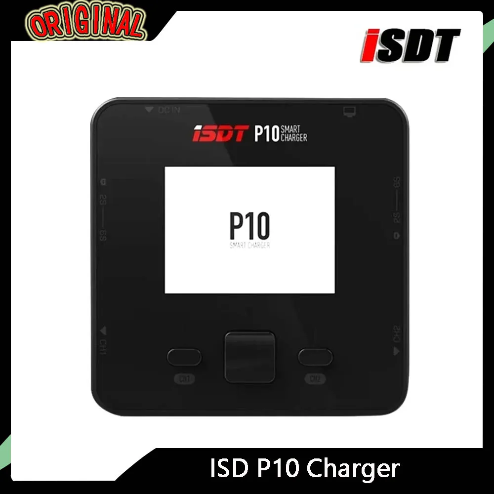 

Двухканальное интеллектуальное зарядное устройство ISDT P10 постоянного тока 250 Втx2 (400 Вт) 10 А 1-6S для LiPo/LiHV/NiMH RC аккумуляторов-Sync параллельная зарядка и обновление USB