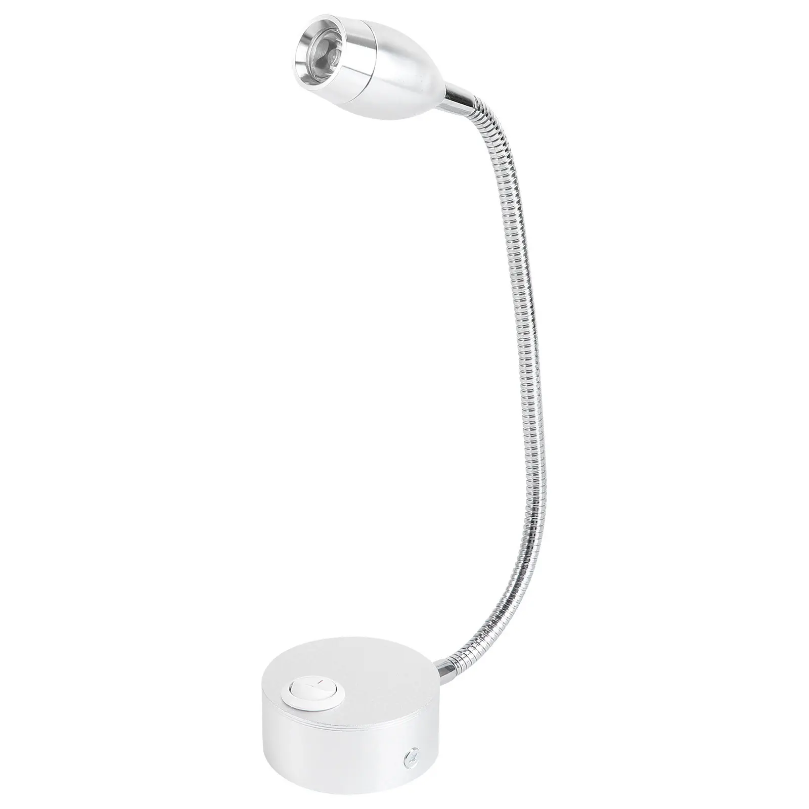 Modern Flexible LED Wall Lamp with Gooseneck Arm for Bedroom Reading Office Hallway Cafe Hotel Museum Eye-Caring Bright White