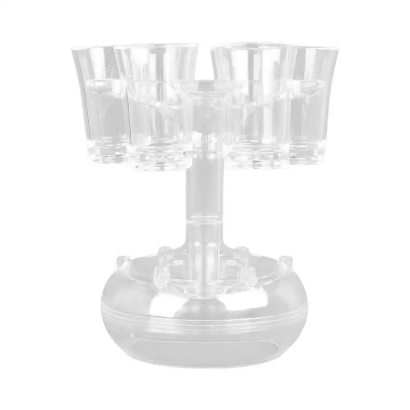 White Wine Party Pourer Wine Pourer Holder Six Glasses Dispenser Drink Tool For Wine Beer Whiskey Coffee Tea