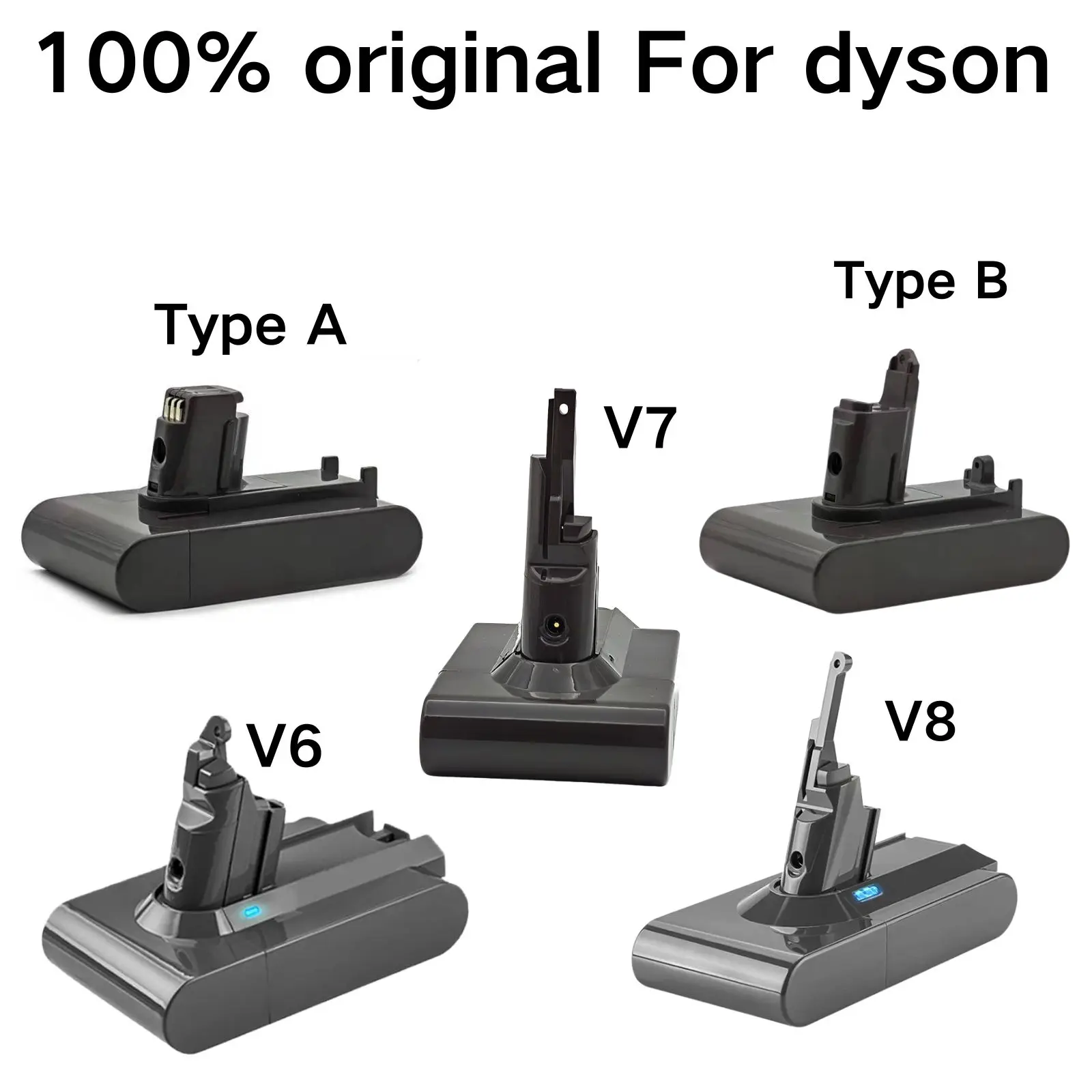 

Vacuum Cleaner Rechargeable Battery for Dyson V6 V7 V8 Series SV07 SV09 SV10 DC58 DC31 DC34 Absolute Fluffy Animal Pro Bateria