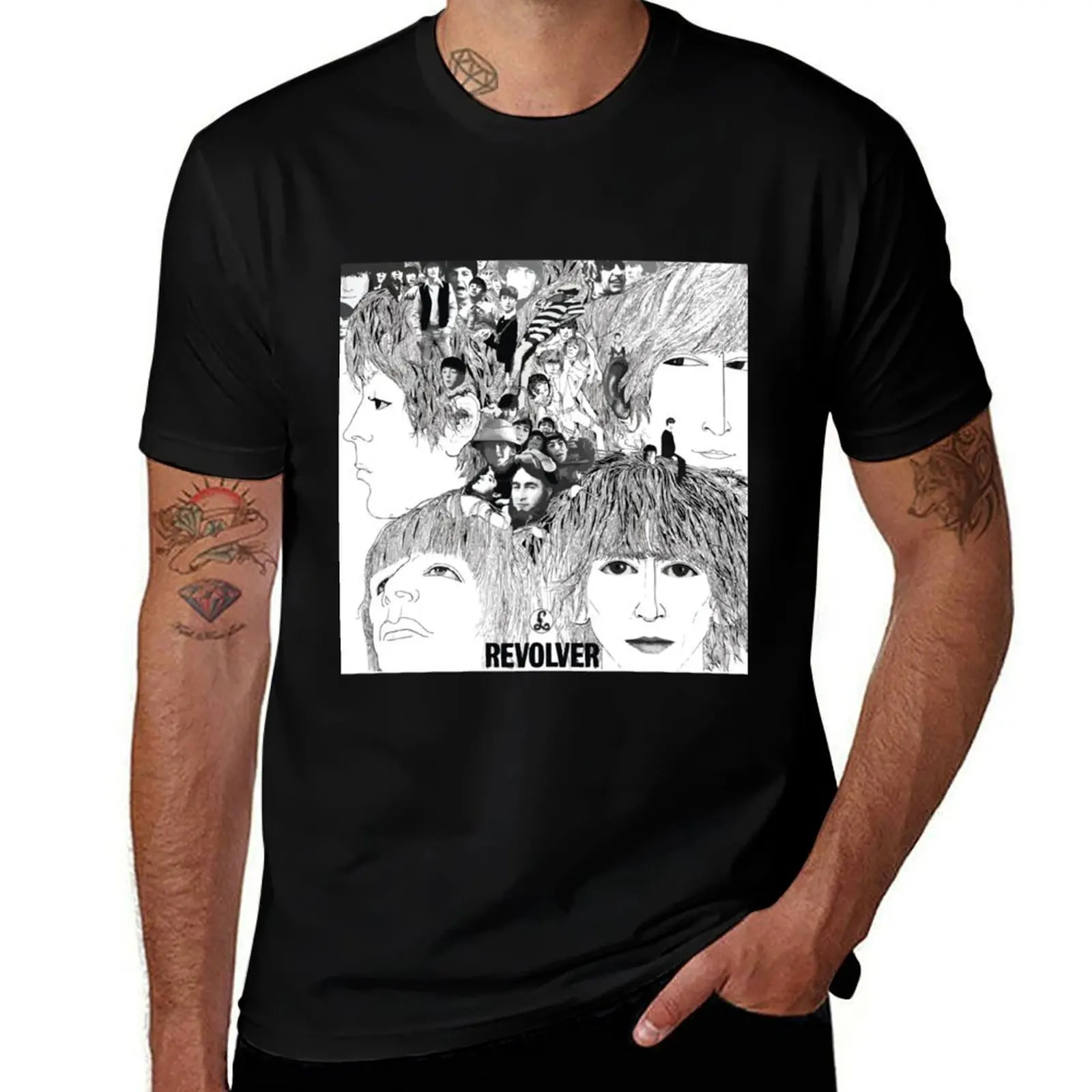 Couverture de lalbum Revolver T-Shirt Minimal Art Print T-Shirt
