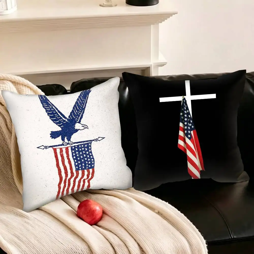 Cool A-American Flag  Pillowcase living room sofa cushion cover bedroom room bed pillow cover home decoration
