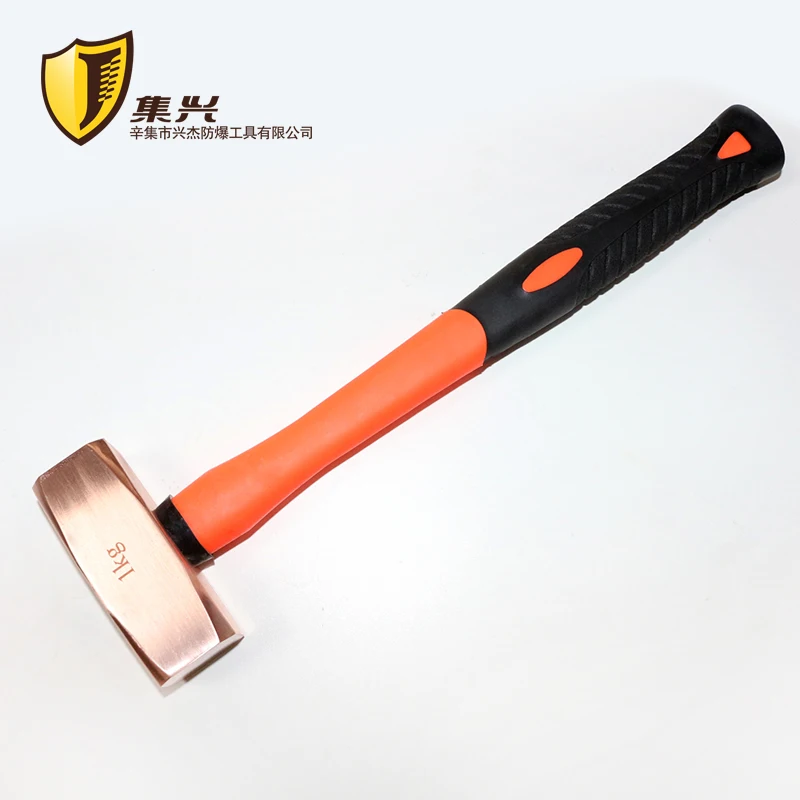 2kg,Red Copper German octagonal hammer , Explosion-proof hammer