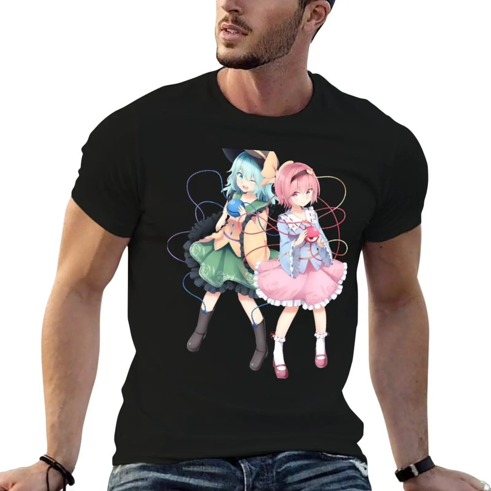 

Koishi x Satori Classic T-Sh T-Shirt cotton t shirts high quality t shirts for man cotton soft man t shirts graphic T-shirt
