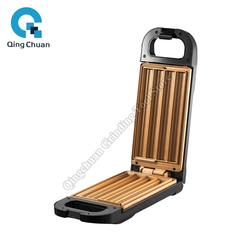 

Electric Churro Maker Machine 850W Double Sided Heating Nonstick Easy Cleaning Multifunction Churro Maker Waffle Stick Machine