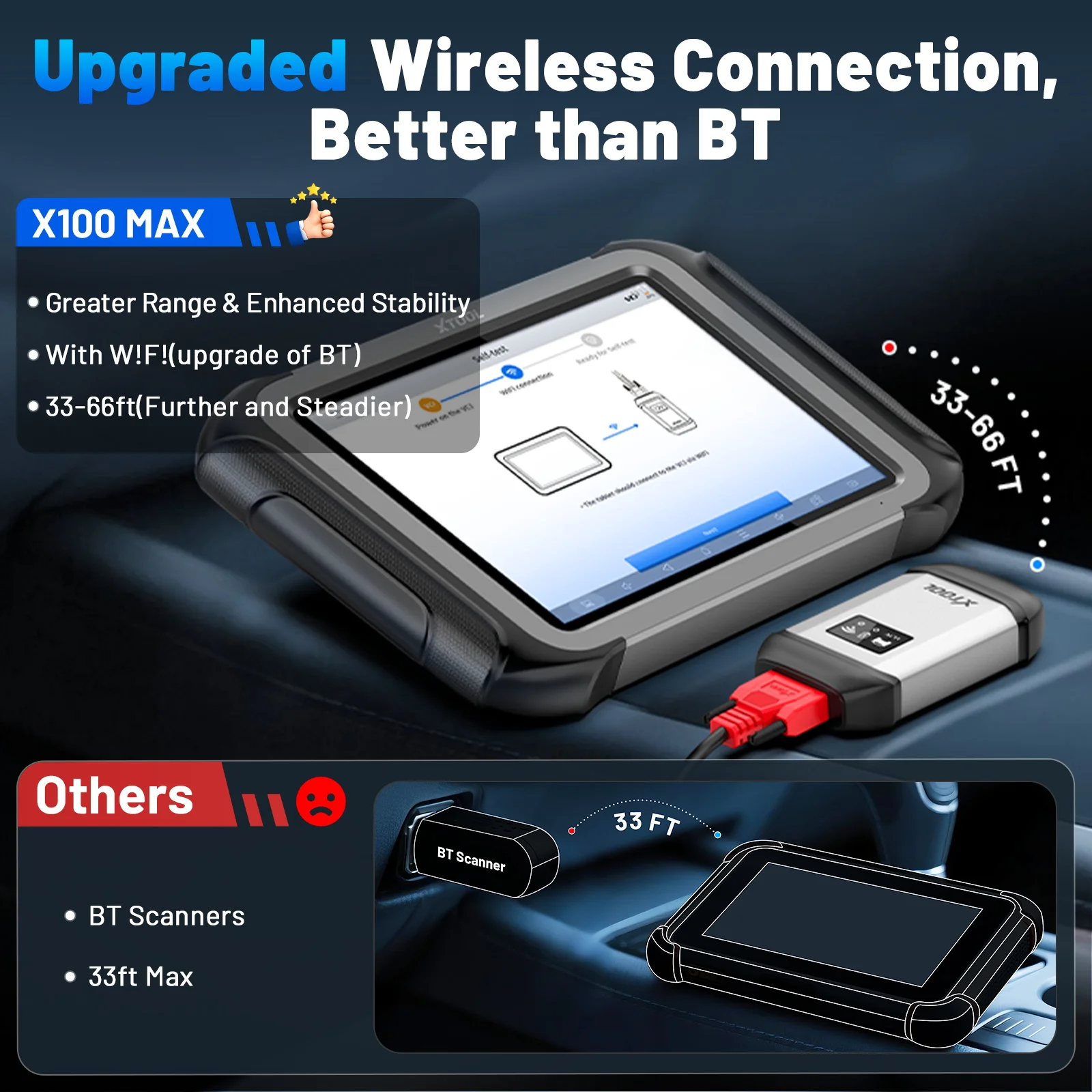 Picture 6: XTOOL X100Max Car Key Programming Tools With KC501 For All Key Key Key driver Car Tool ECU Coding 42 + Reet IMMO program Key OBD2 bi-directional Control Scanner 2 Years Free up