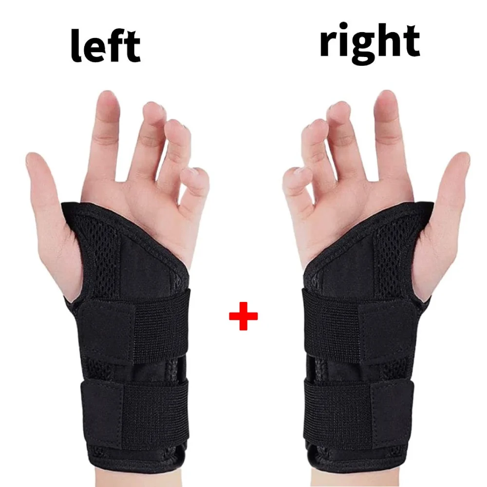 

1/2pcs Carpal Tunnel Wrist Brace Adjustable Wrist Sports Compression Wrist Guard Breathable For Arthritis Tendinitis Pain Relief