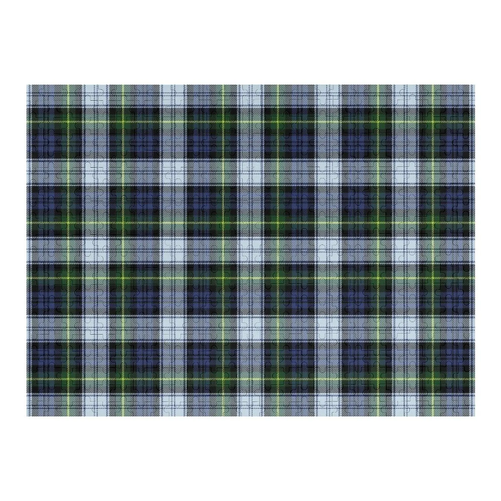 

Гордонское платье, оригинальный пазл в клетку тартан, персонализированный детский предмет, персонализированный подарочный пазл