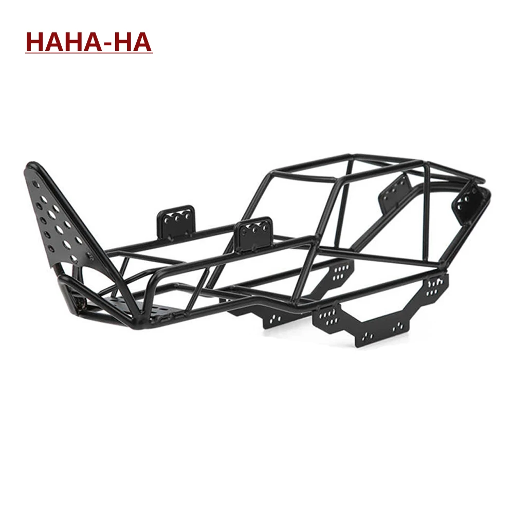 DIY Roll Cage Truck Full Tube Frame Metal Chassis Body Roll Cage for 1/10 RC Crawler Axial SCX10 Upgrade Parts