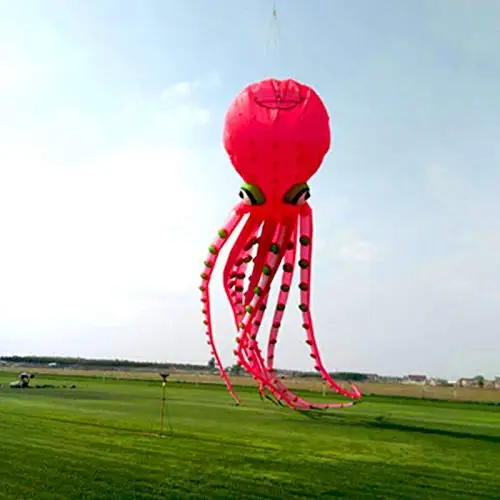 

New Octopus Kite Flying Toys Children's Inflatable Kites Wind and Colored Lines Perfect Outdoor Kite Flying Gadgets