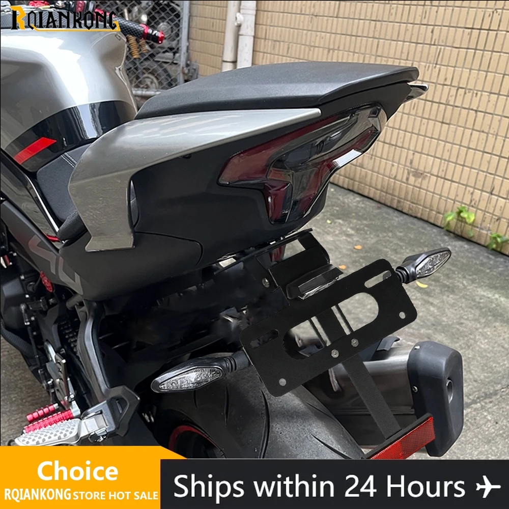 

Для CFMOTO 450SR/SR-S/SS 450SR 450SR-R 450SS 2022-2025 450 SR SR-R держатель номерного знака рамка кронштейн указателя поворота