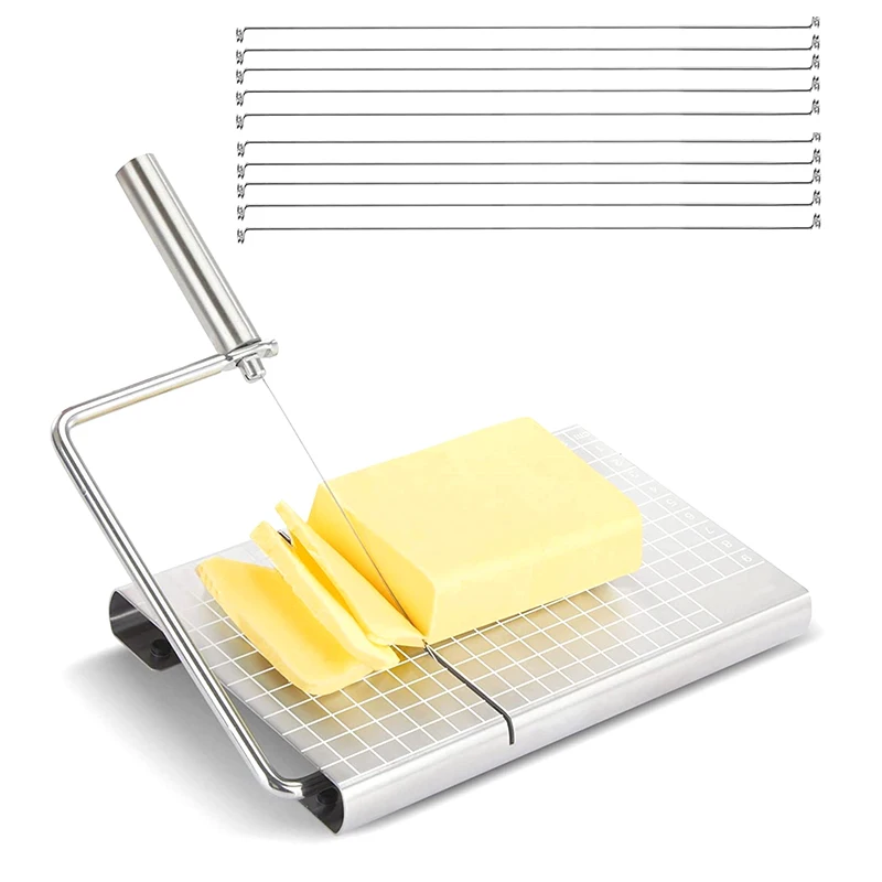 Replacement Cheese Slicer Wires 5.5 Inch Stainless Steel Cheese Cutter Replacement Cheese Wire Pie Slicers for Cut Cheese Meats