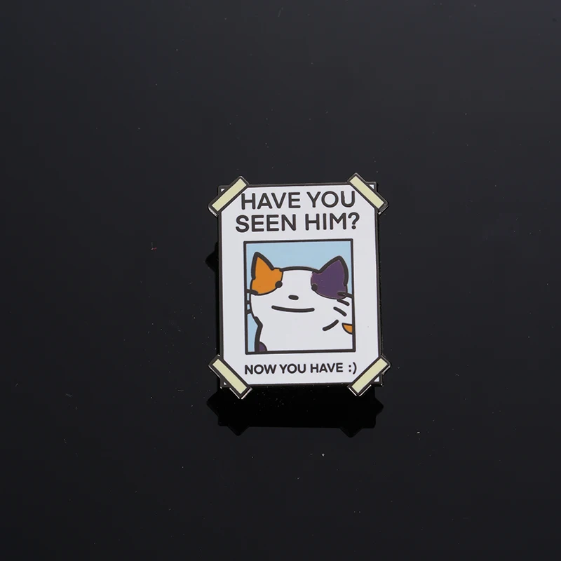 Have You Seen Him  Now You Have Furry Animal Brooch Jewelry Backpack Decora