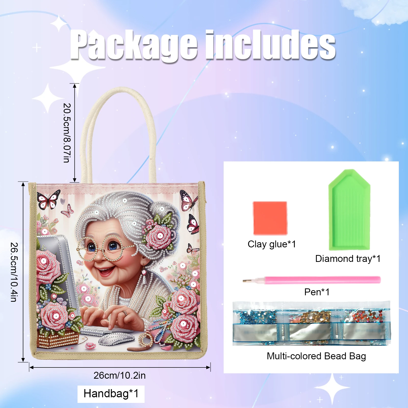 Diamant-Kunst-Malerei-Handtasc – Art Craft Kit Bewertung und Preis
