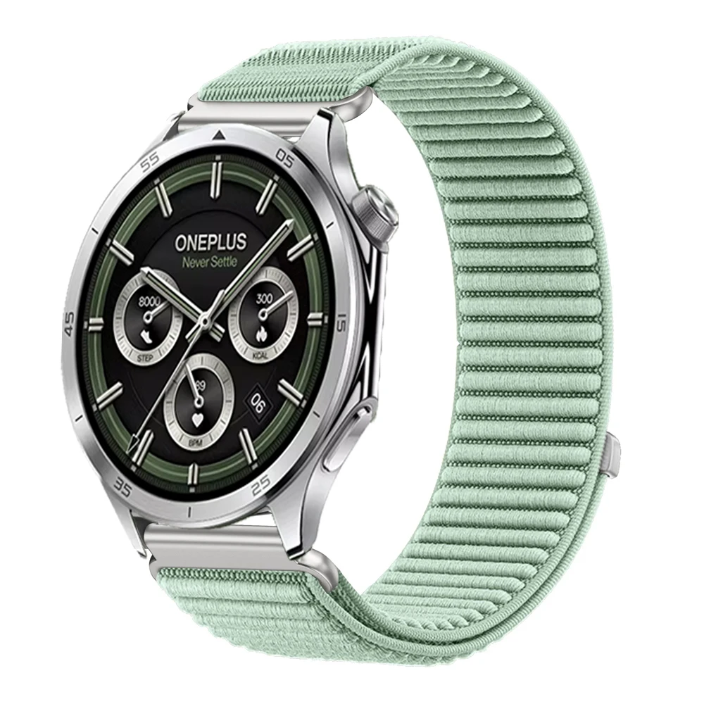 18mm 22mm Wellenförmiges Nylon-Armband für OnePlus Watch 3 43mm 46mm/4 3 Lite/2/2R Sport-Armband für OPPO Watch S/X2/3/Huawei GT6 5 4 Band