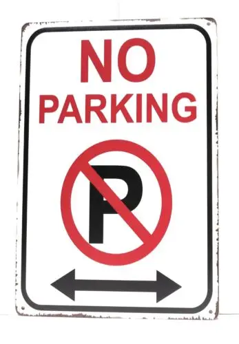 No Parking Tin Sign, Home Zone, Business Sign, No Zone, Road Sign-Aluminum