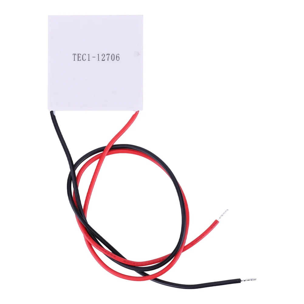 TEC1-12706 Semiconductor Refrigeration Tablets 65W 12V 5.8A Heatsink Thermoelectric Cooler 40x40MM for Power Generation