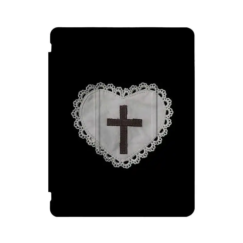Simple Creative Lace Love Case For iPad Air 11 10th 11th A16 9th Case iPad Pro 11 4 5 10.9in 12.9 M2 M3 M4 Mini 7Pencil Holder