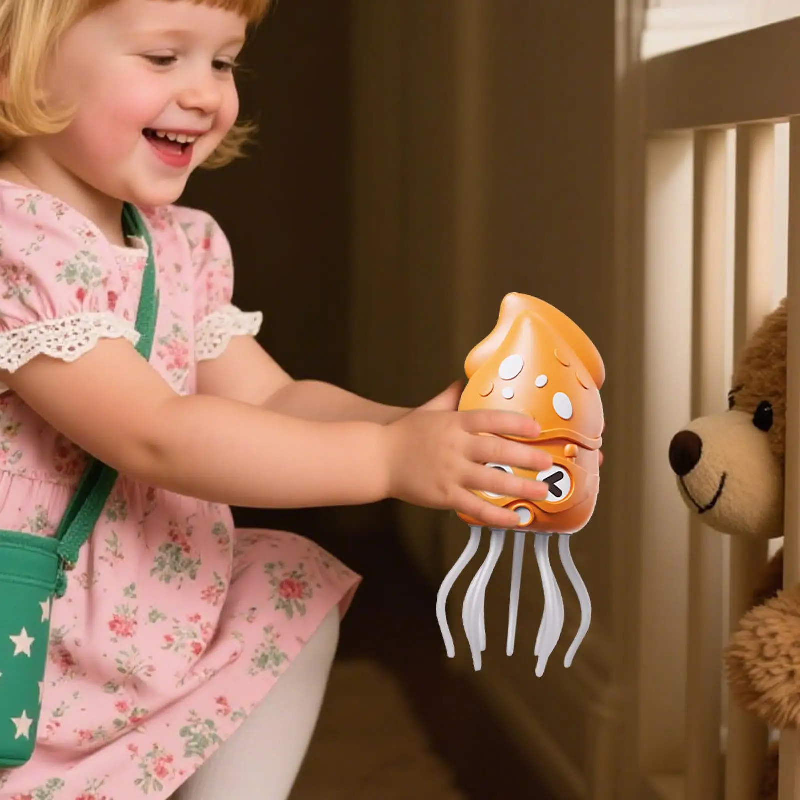 Octopus Toy Dancing Squid Music Toys Interactive Wiggling Robot With Lights And Music For Kids 3 Years Boys Girls Preschool