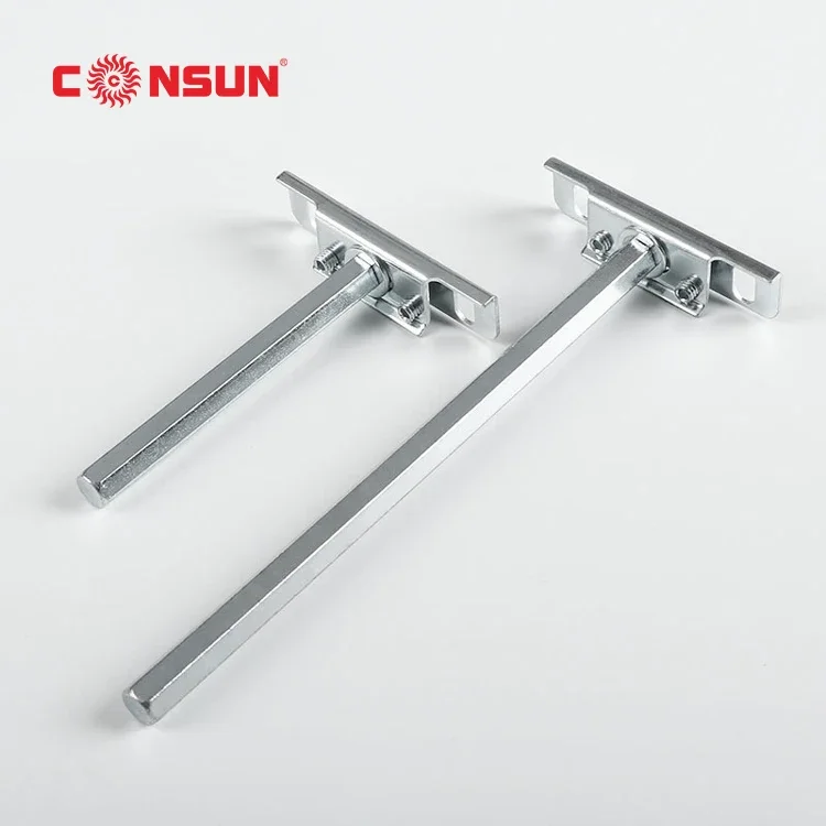 Hot Selling Adjustable Shelf Brackets, Factory Manufacture Pole Steel Shelf Support Invisible Bracket