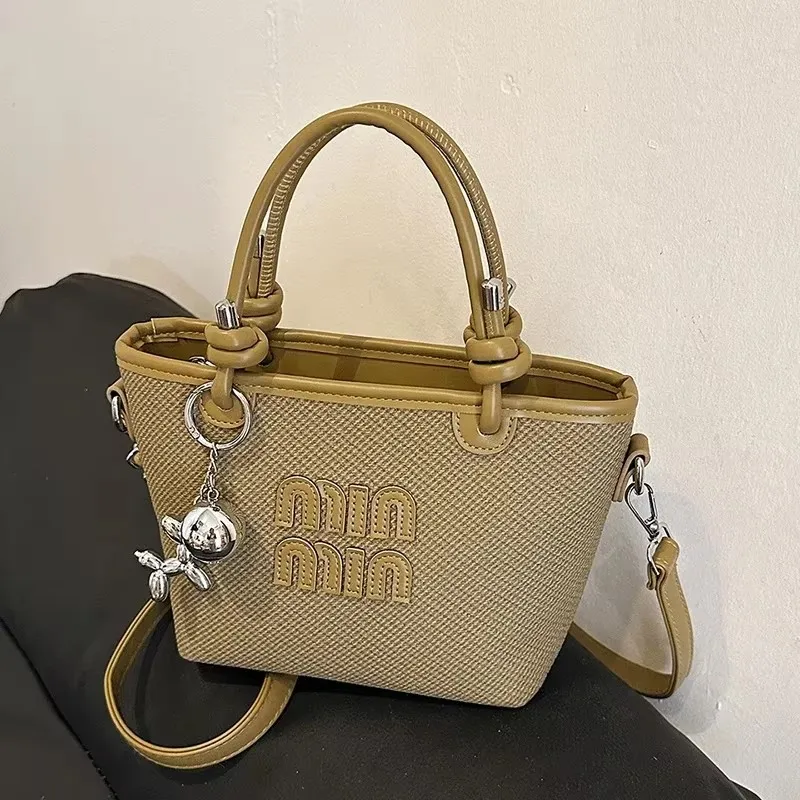 Chic Parisian-Inspired Crossbody Bag Vintage Letter Logo Design Textured Leather Satchel Minimalist Commuter Essential