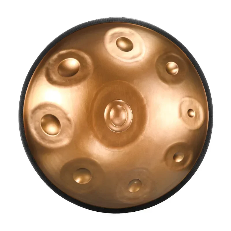 Hand disc 9-tone space silver hand disc drum handpan hand disc D minor performance grade instrument