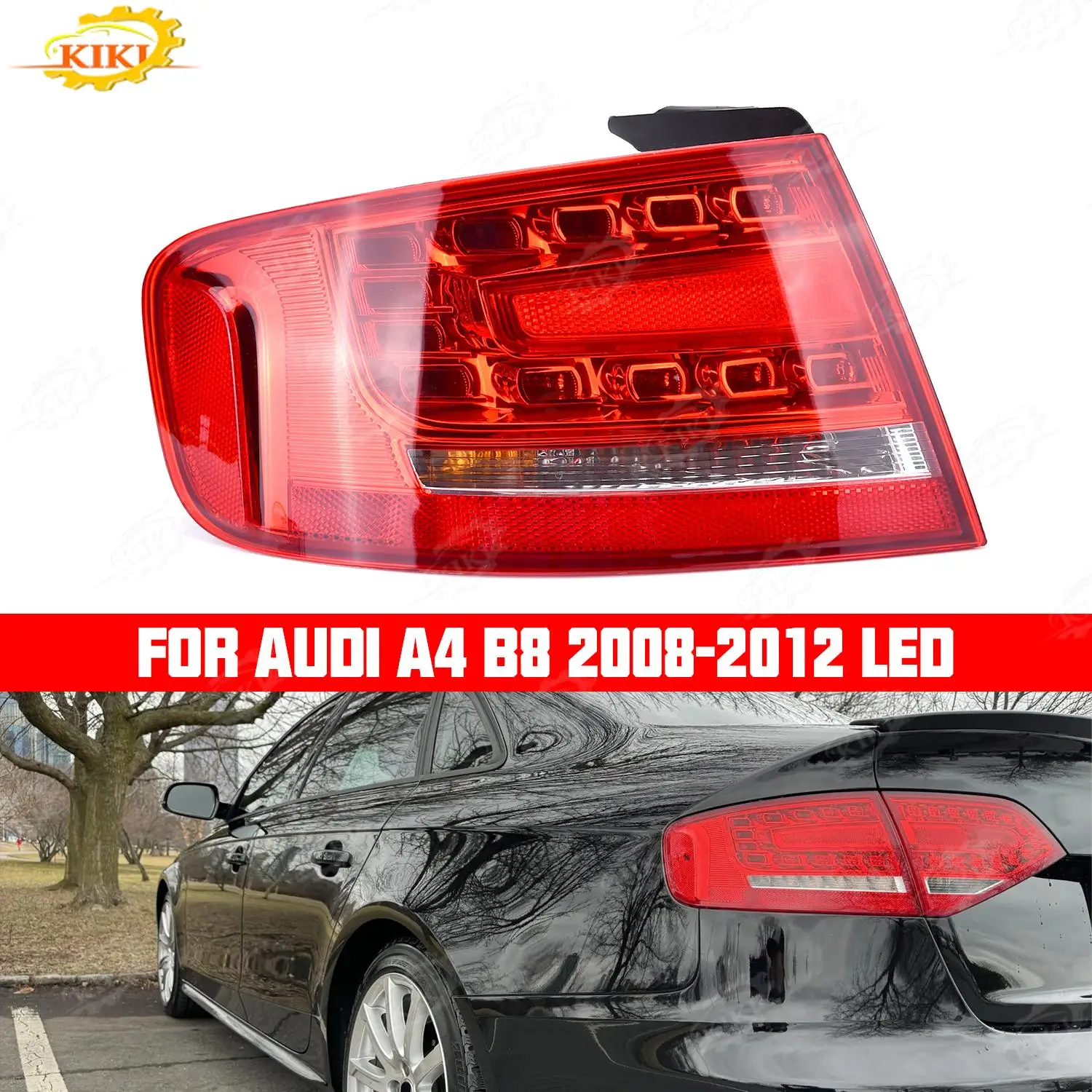 

8K5945093B Светодиодный задний фонарь для Audi A4 B8 2008-2012, стоп-сигналы, задний указатель поворота, автомобильные аксессуары, задние фонари в сборе