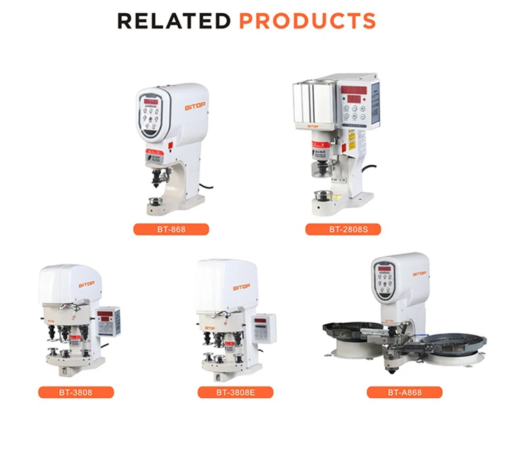 

BT-818D Manual Plastic Snap Button Making Machine New Condition with Direct Drive Servo Motor and Oil-Free Features