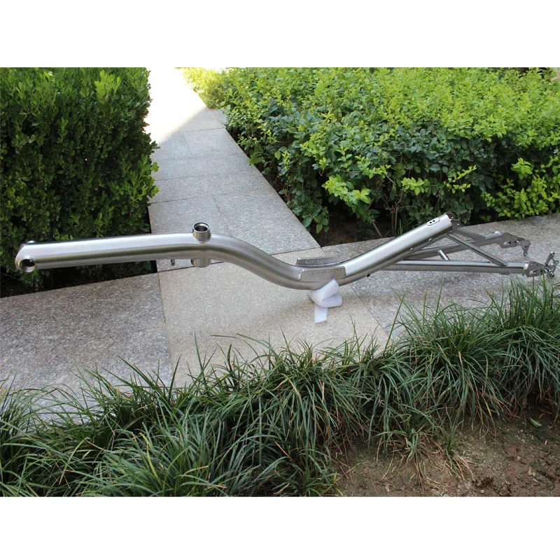 XACD Made Titanium Recumbent Bike Frame With Fork And Bar