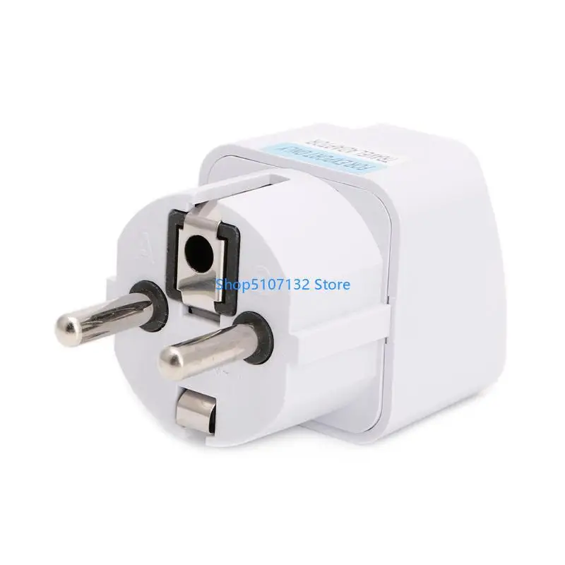 87HD Universal UK US To EU AC Power Socket Plug Travel Adapter Converter