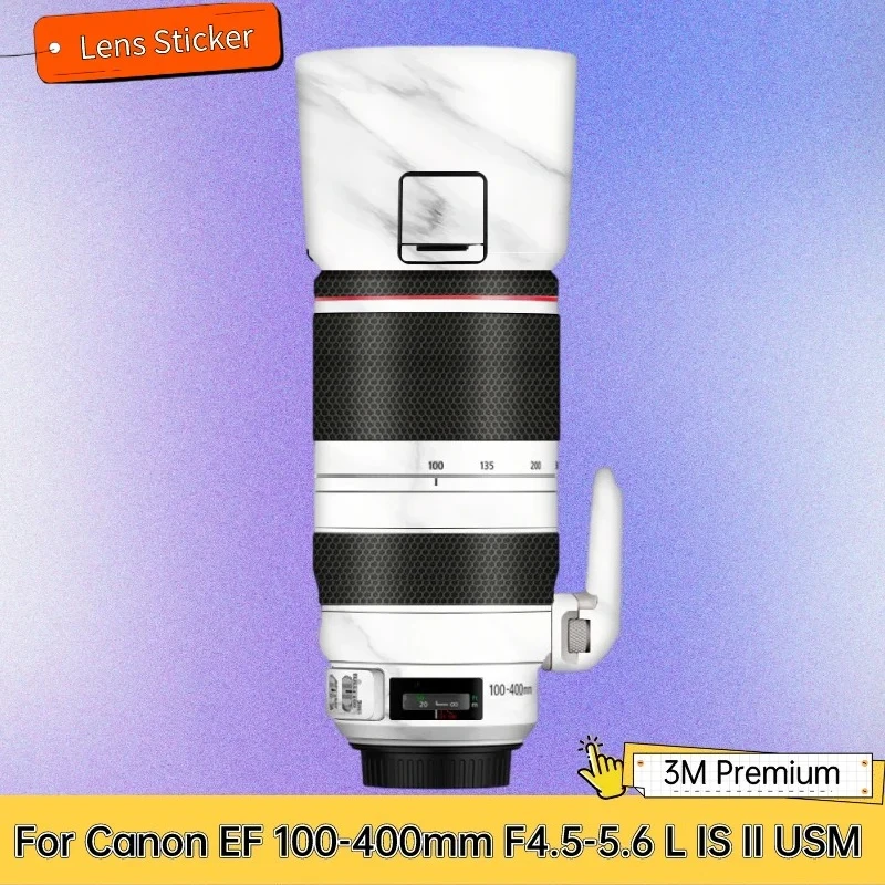 

Наклейка на объектив для Canon EF 100-400 мм F4.5-5.6 L IS II USM, защитная наклейка на кожу, защитное покрытие от царапин 100-400 II