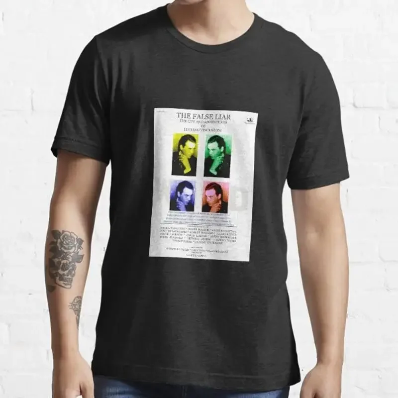 THE FALSE LIAR Life and Adventures of Luciano Black Men T Shirt Size S to 5XL