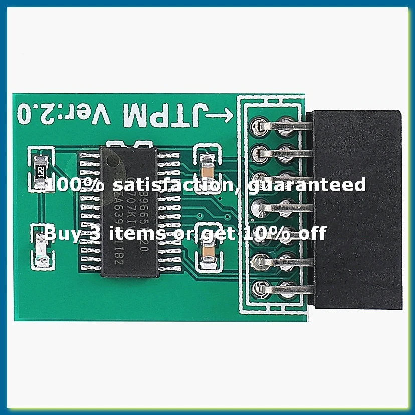 TPM 2.0 Encryption Security Module Remote Card LPC-14PIN Module 14Pin LPC for TPM2.0 LPC 14 Pin Security Module-DTB3