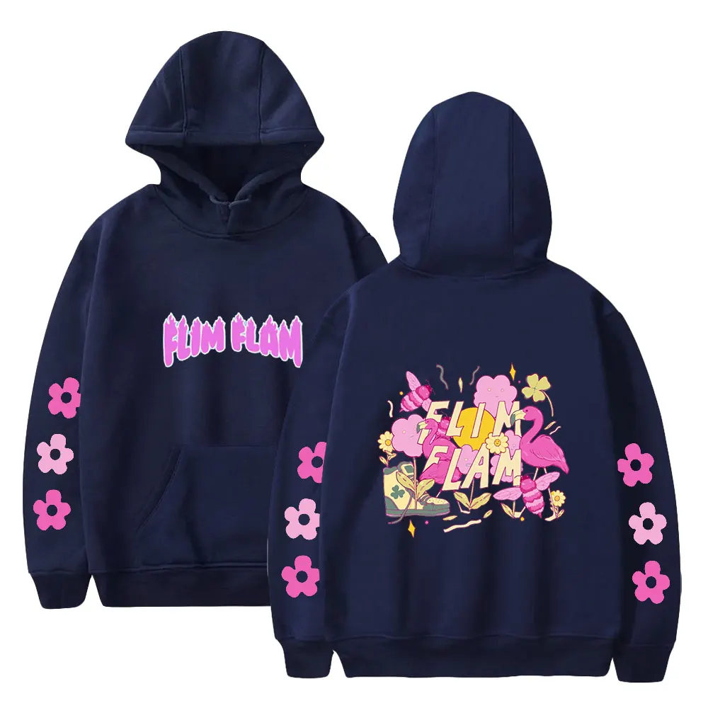 Flamingo FLIM FLAM Merch BEE YOUTH Hoodies Diário De Inverno Casual Estilo Engraçado Streetwear Pullovers Impresso Camisola