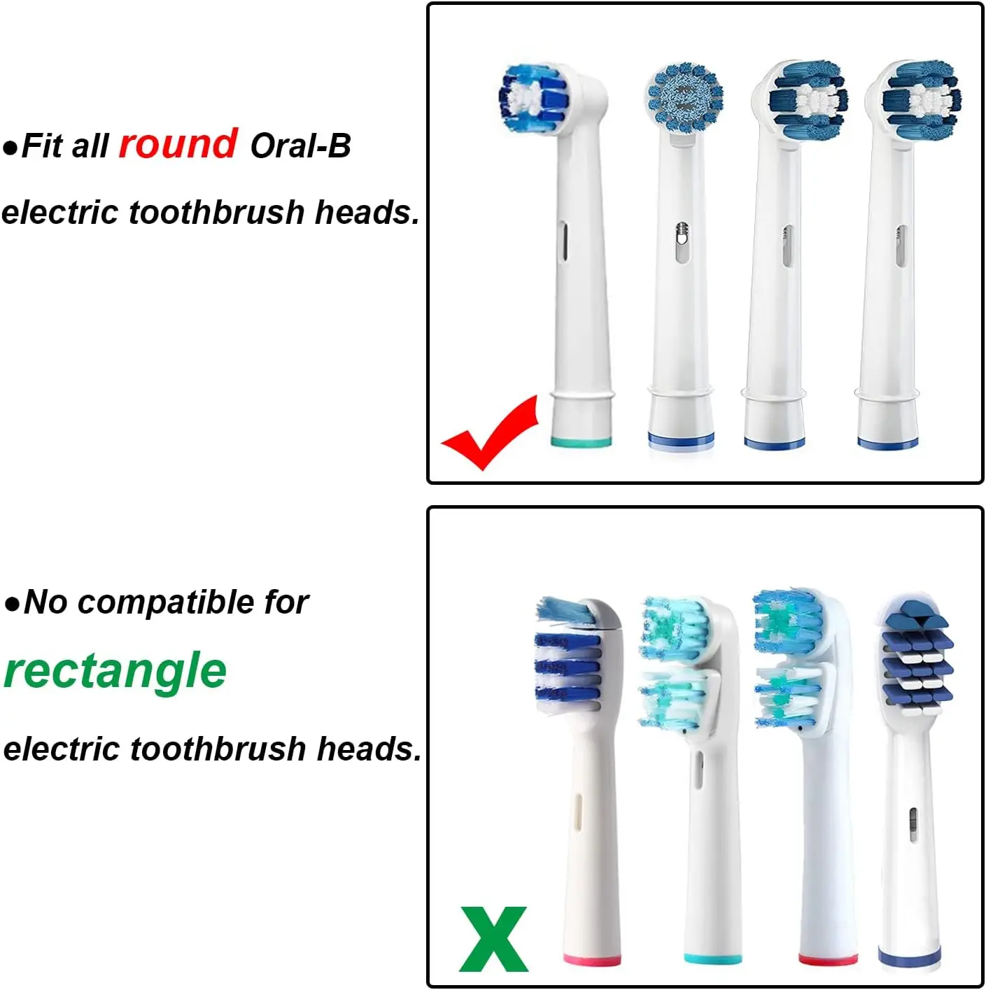 10 قطعة غطاء فرشاة الأسنان لفرشاة الأسنان الكهربائية أورال-بي استبدال رؤساء غطاء لفرشاة الأسنان السفر ، غطاء حماية الفرشاة