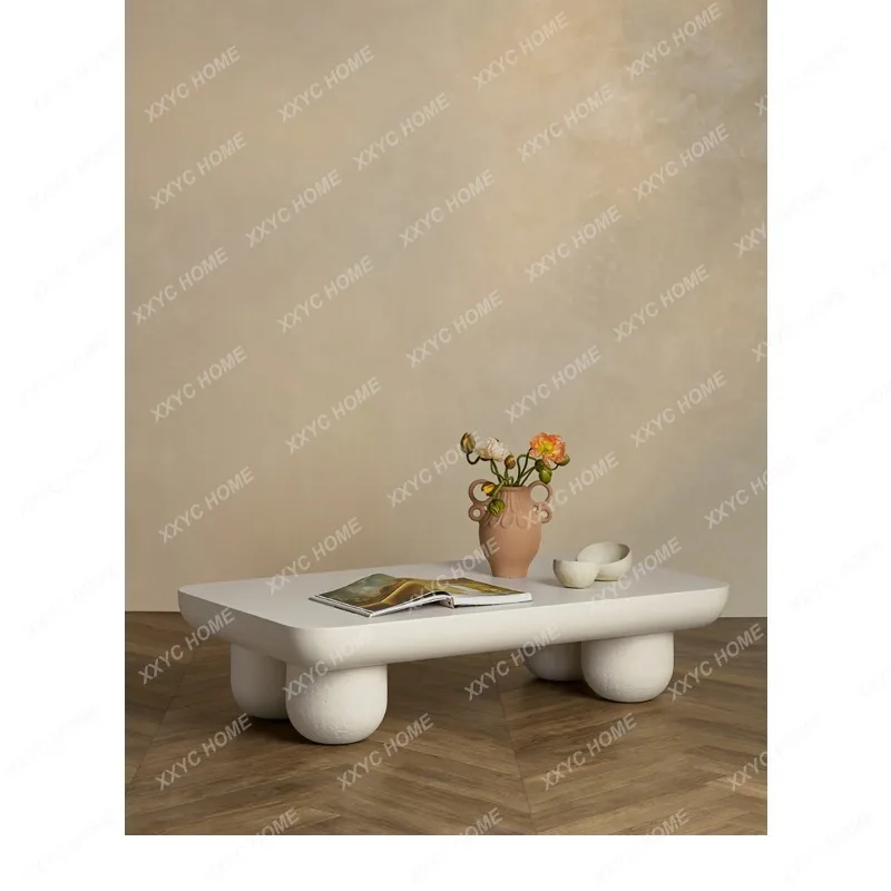 XXCoffee table, simple modern rectangular cloud tea table outdoor courtyard coffee table
