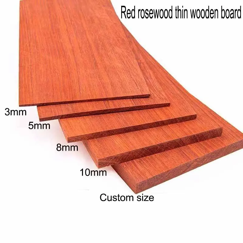 خشب الورد الأحمر الأفريقي لوح خشبي رقيق خشب متين رقاقة الخشب الأحمر اليدوية لتقوم بها بنفسك صندوق صنع المواد الخشب الطبيعي #1