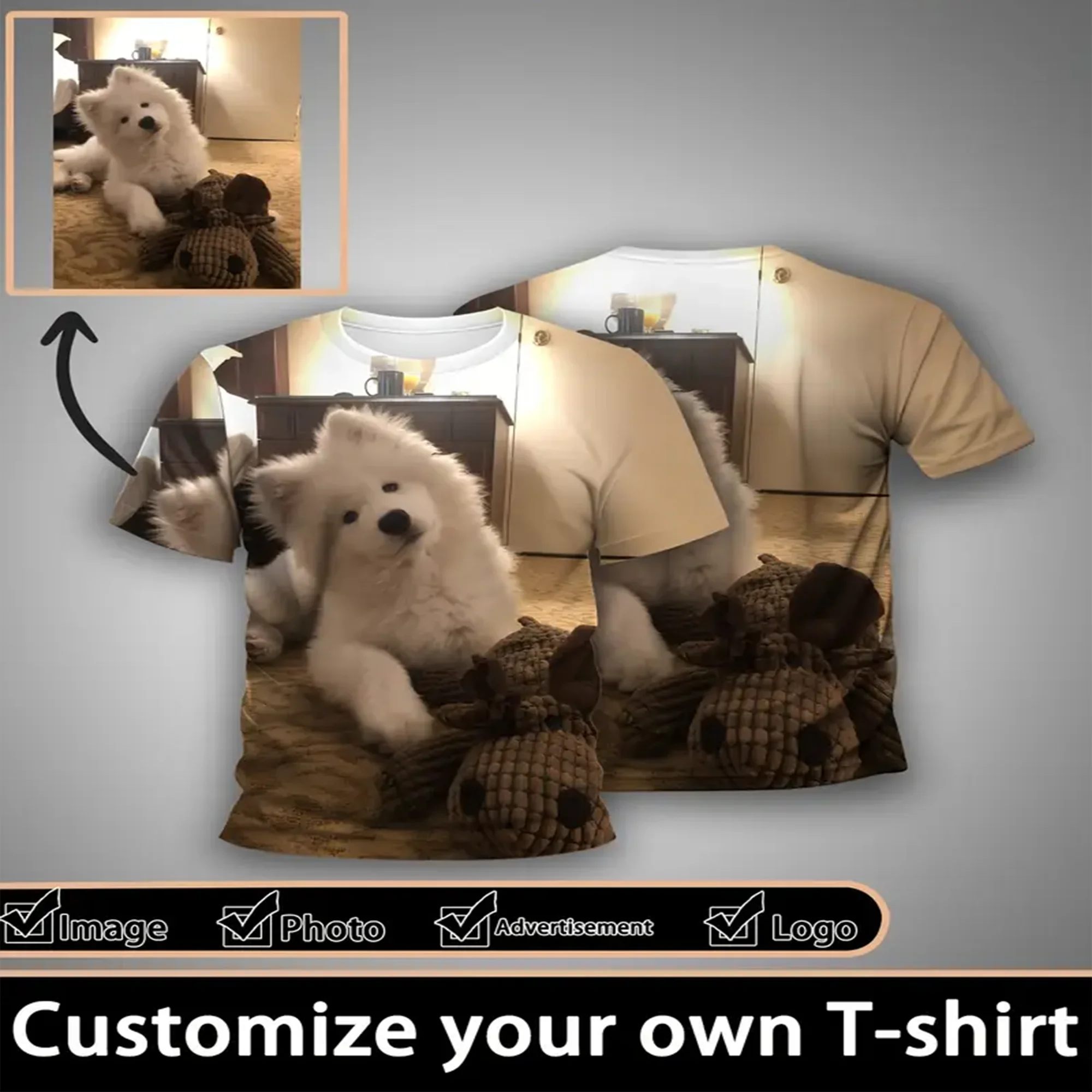

3D Print T Shirt Customized Summer Casual Unisex O-neck T-shirts Loose Tees for Men Women Short Sleeve Tops Fast Dry Sportswear