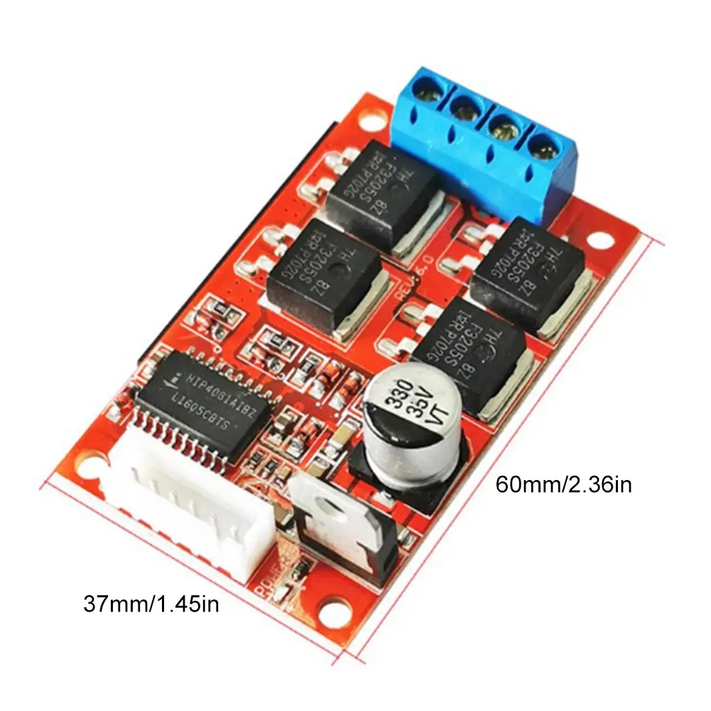 Brushed PWM Motor Driver Module H-Bridge PWM Motor Controller Module 450W DC 12V/24V/36V Reversing Brake