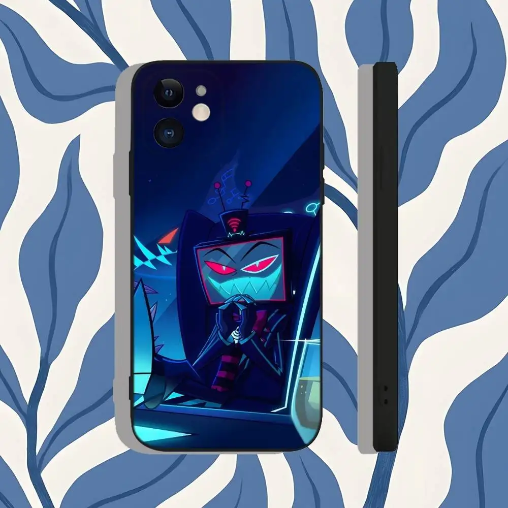 حافظة هاتف H-HazbinS Hotel VOX Trust Us لهاتف iPhone 17,16,15,14,13,12,X,XS,8,7,Pro,Max,Plus,E,SE4,Air,Mini حافظة هاتف رفيعة #5