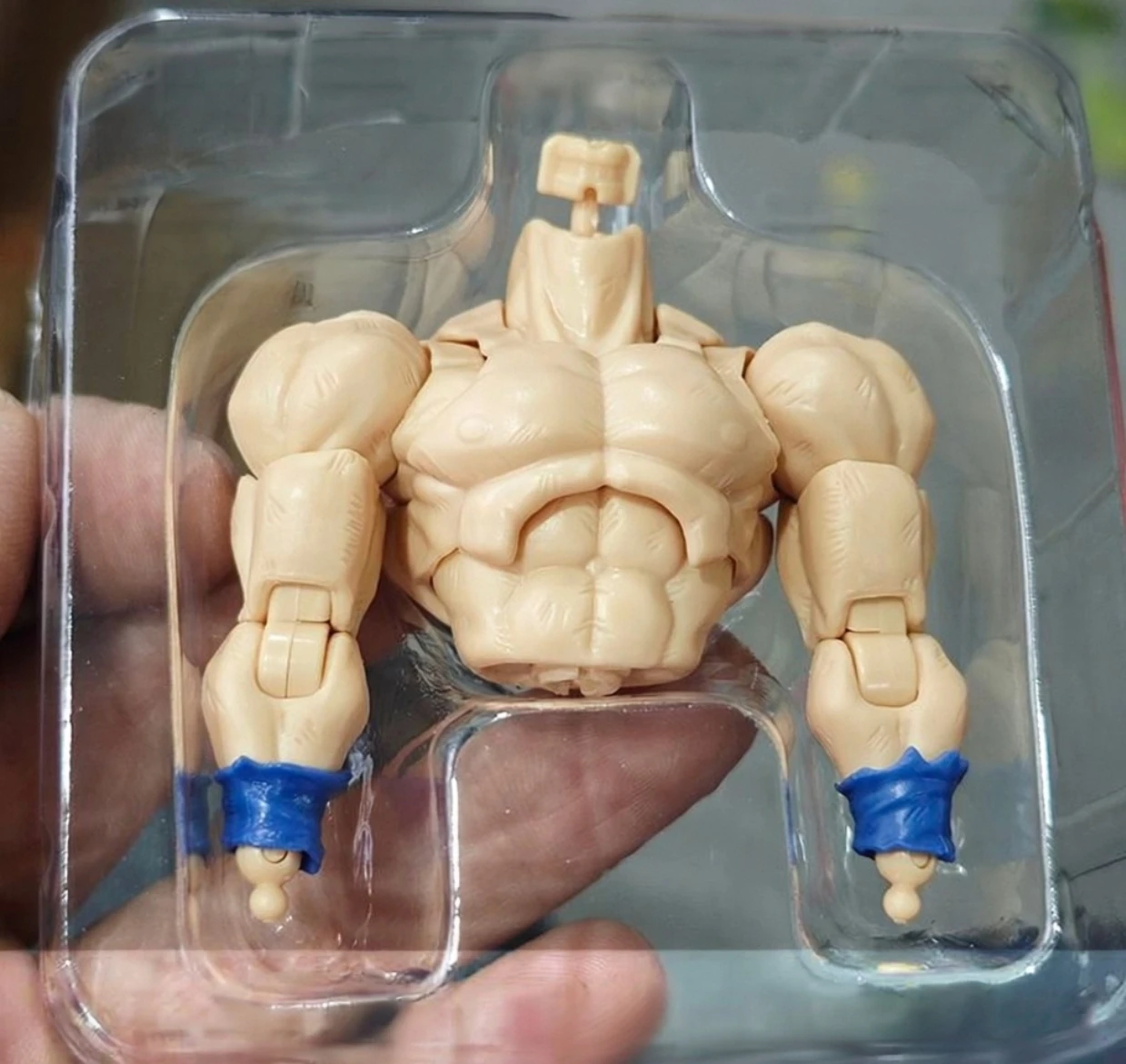In Stock Black Hole Super Saiyan Goku Muscle Upper Body Swap Part Son Gohan Head Sculpt  Accessories Action Figures Model doll view 4