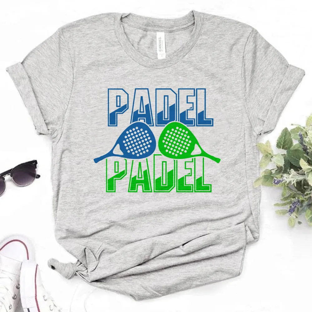 Padel t shirt women funny t shirt female comic funny y2k clothing