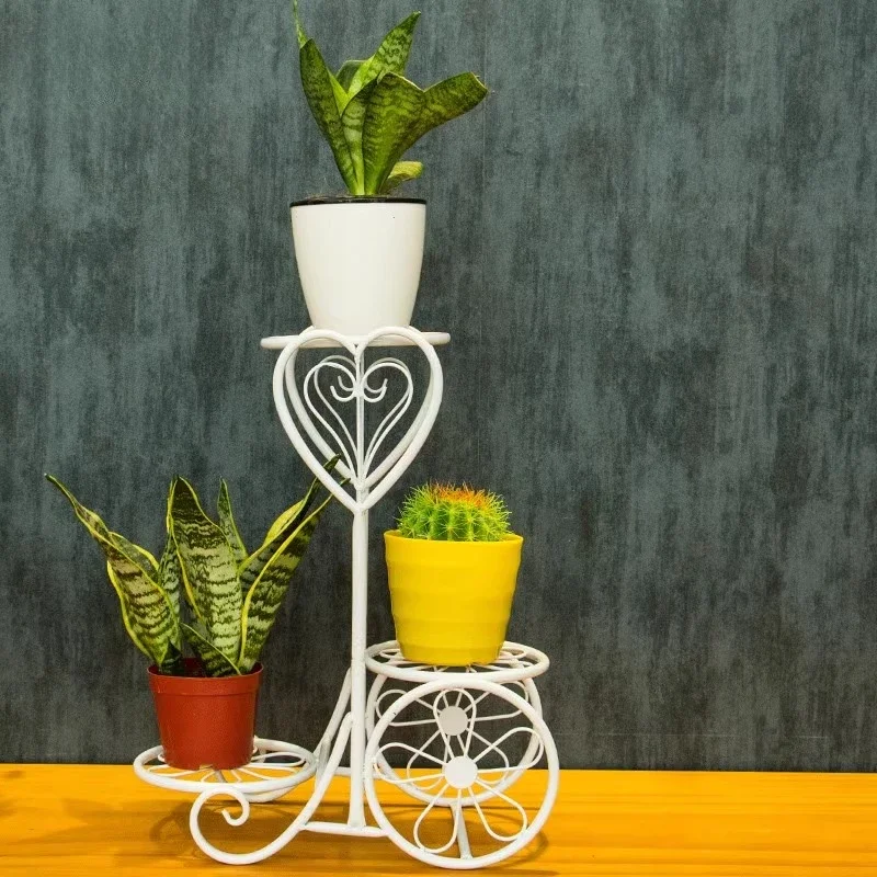 

Modern Multi-Tier Iron Flower Stand Indoor Balcony Space-Saving Planter for Succulents Spider Plant Pothos Metal Plant Rack