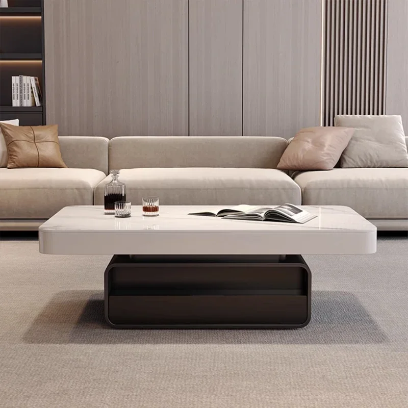 

Designer Nordic Coffee Table Industrial Modern Bedroom Simple Coffee Table Minimalist Space Saving Metal Meubles Home Furniture