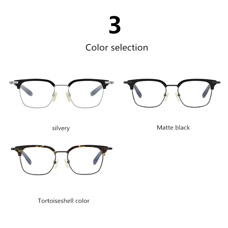 تاغ حزقيا إطار نظارات دائرية الرجال 2025 ريترو مصمم التيتانيوم النظارات DTX107 ماركة نظارات حديثة الطراز النساء إطارات نظارات طبية