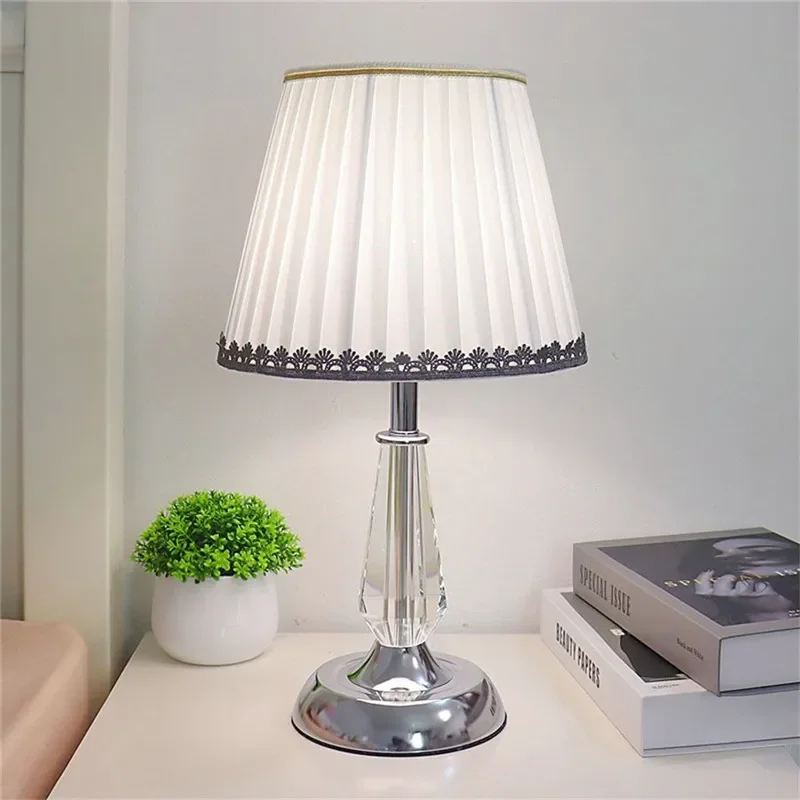 SOURA Contemporary Crystal Table Light LED Fashion Living Room Bedroom Study Girl's room Villa Hotel