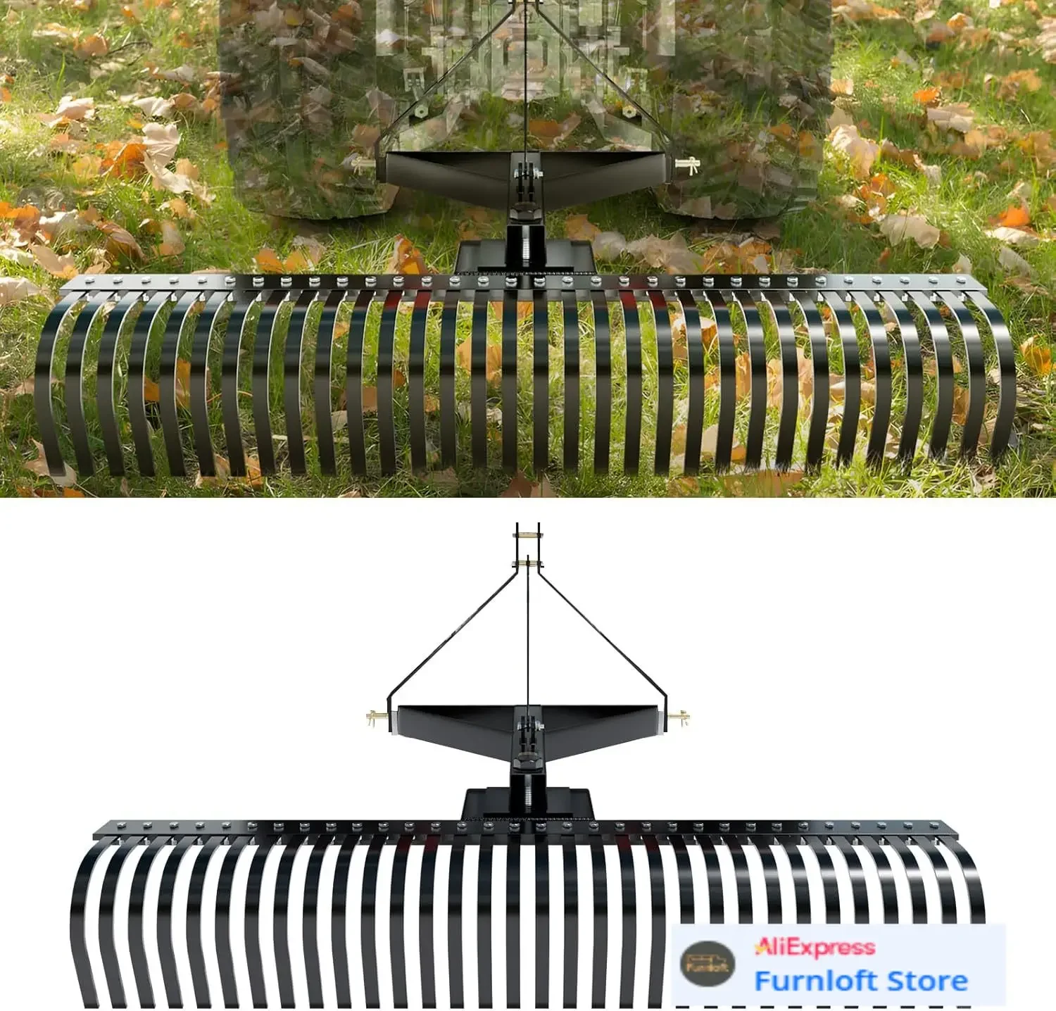 Pull-Behind Thatch Remover, 60